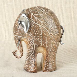 Boho Elephant Figurine